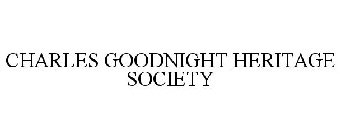 CHARLES GOODNIGHT HERITAGE SOCIETY