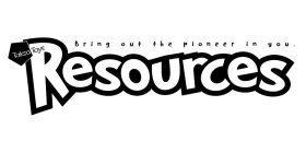 TAKSA TOYS RESOURCES BRING OUT THE PIONEER IN YOU.
