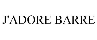J'ADORE BARRE