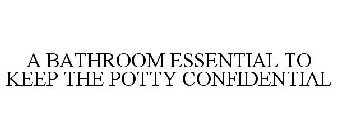 A BATHROOM ESSENTIAL TO KEEP THE POTTY CONFIDENTIAL