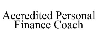 ACCREDITED PERSONAL FINANCE COACH