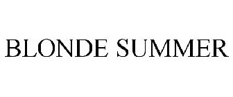 BLONDE SUMMER