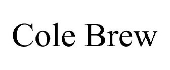 COLE BREW