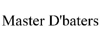 MASTER D'BATERS