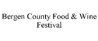 BERGEN COUNTY FOOD & WINE FESTIVAL