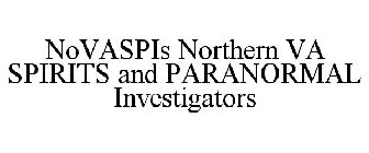 NOVASPIS NORTHERN VA SPIRITS AND PARANORMAL INVESTIGATORS