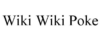 WIKI WIKI POKE