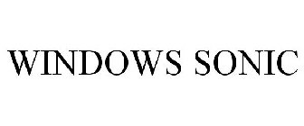 WINDOWS SONIC