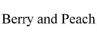 BERRY AND PEACH