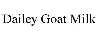 DAILEY GOAT MILK