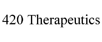 420 THERAPEUTICS