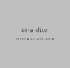 ER·U·DITE REDEFINING WORKWEAR