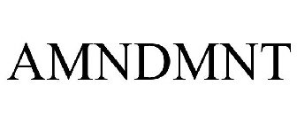 AMNDMNT