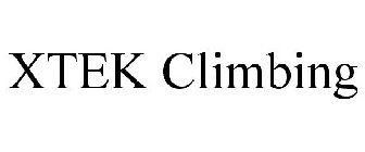 XTEK CLIMBING