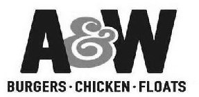 A&W BURGERS·CHICKEN·FLOATS