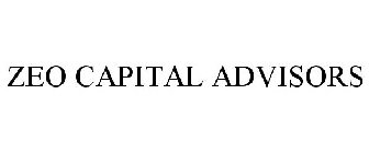 ZEO CAPITAL ADVISORS