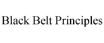 BLACK BELT PRINCIPLES