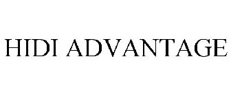 HIDI ADVANTAGE