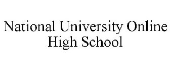 NATIONAL UNIVERSITY ONLINE HIGH SCHOOL