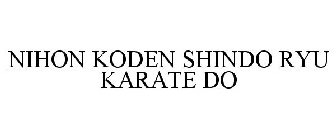 NIHON KODEN SHINDO RYU KARATE DO