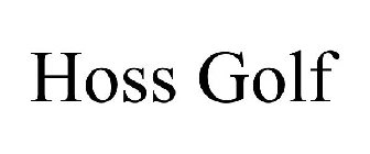 HOSS GOLF