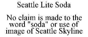 SEATTLE LITE SODA