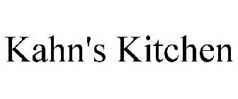 KAHN'S KITCHEN