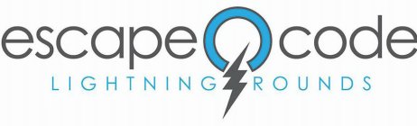 ESCAPE CODE LIGHTNING ROUNDS