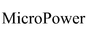 MICROPOWER