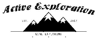 ACTIVE EXPLORATION EST. 2017 GONE EXPLORING