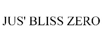 JUS' BLISS ZERO