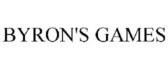 BYRON'S GAMES