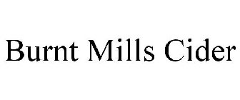 BURNT MILLS CIDER