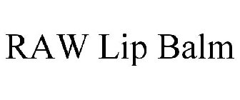 RAW LIP BALM