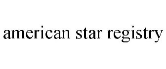 AMERICAN STAR REGISTRY