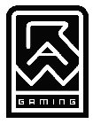 STYLIZED VERTICAL LETTERS RAW AND HORIZONTAL LETTERS GAMING