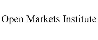 OPEN MARKETS INSTITUTE