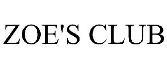 ZOE'S CLUB