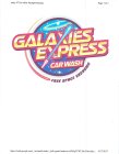 GALAXIES EXPRESS CAR WASH FREE SPACE VACUUMS