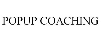 POPUP COACHING