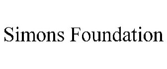 SIMONS FOUNDATION