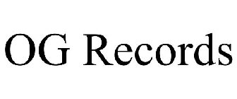 OG RECORDS