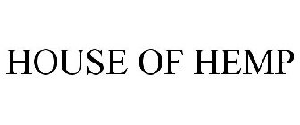 HOUSE OF HEMP