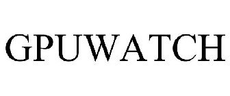 GPUWATCH