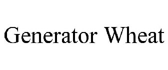 GENERATOR WHEAT