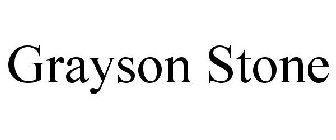 GRAYSON STONE