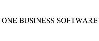 ONE BUSINESS SOFTWARE