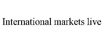 INTERNATIONAL MARKETS LIVE