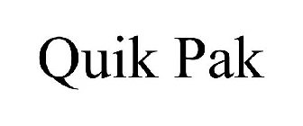 QUIK PAK