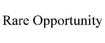 RARE OPPORTUNITY